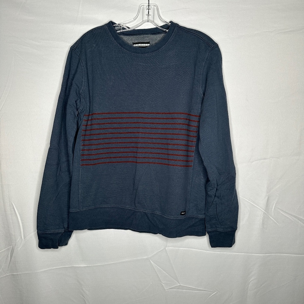 RVCA Navy Blue Crew Neck Sweatshirt